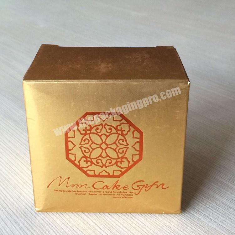 Fashion promotional custom luxury gold empty cosmetic cream paper box