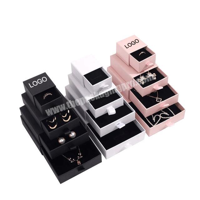 Fashion Slide Out Drawer Cardboard Paper Gift Jewelry Packaging Box