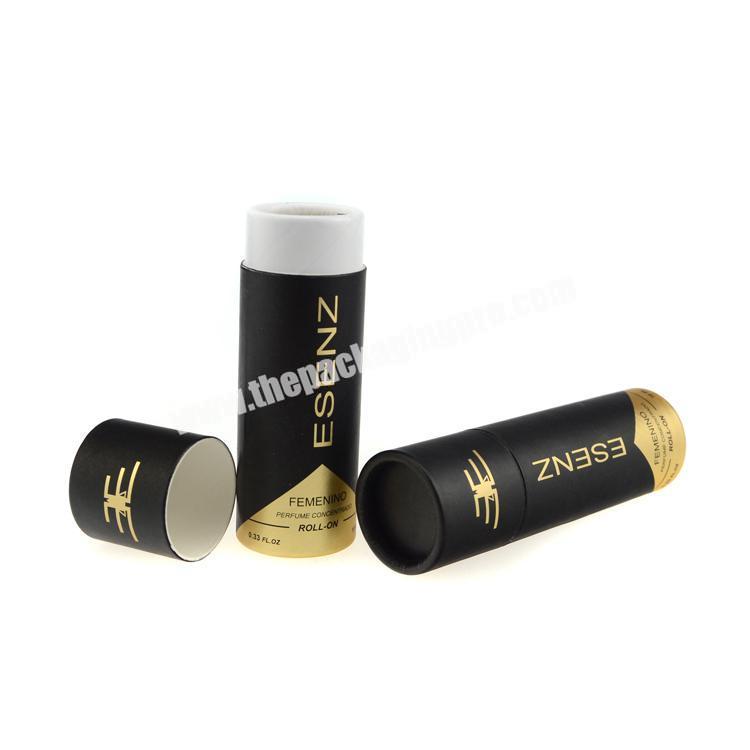 Fashionable cardboard tube packaging cardboard round box for perfume packaging