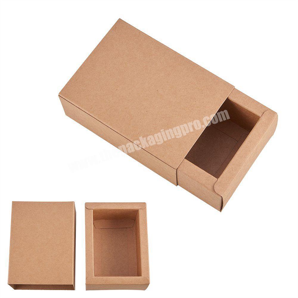 Fashionable Custom Jewelry Hard Paper Drawer Gift Box Packaging With Leather Insert