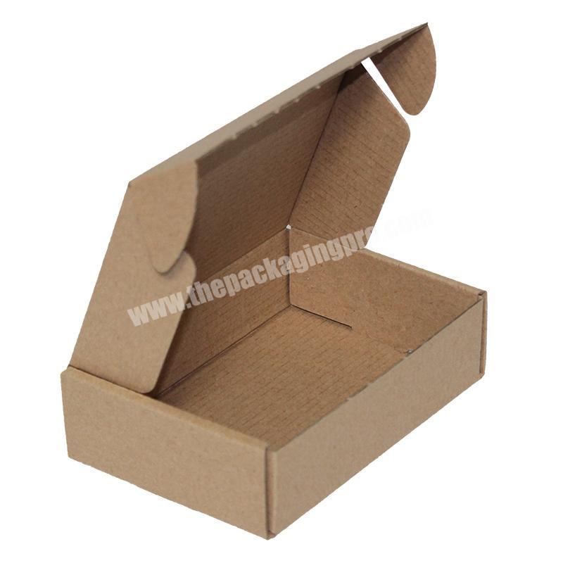 Fashionable customized  folding white brown gift paper box for packaging