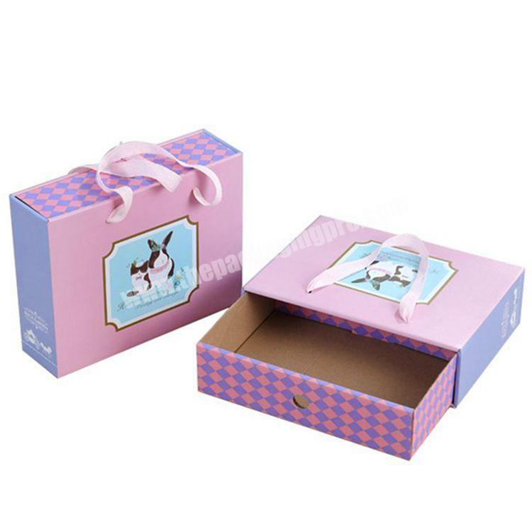 Fashionable Design Custom Cardboard Paper Drawer Gift Box Flower Luxury Packaging