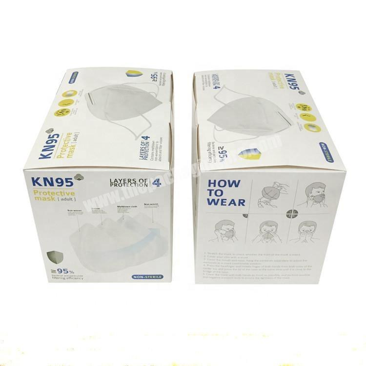Fast delivery custom KN95 packaging paper boxes