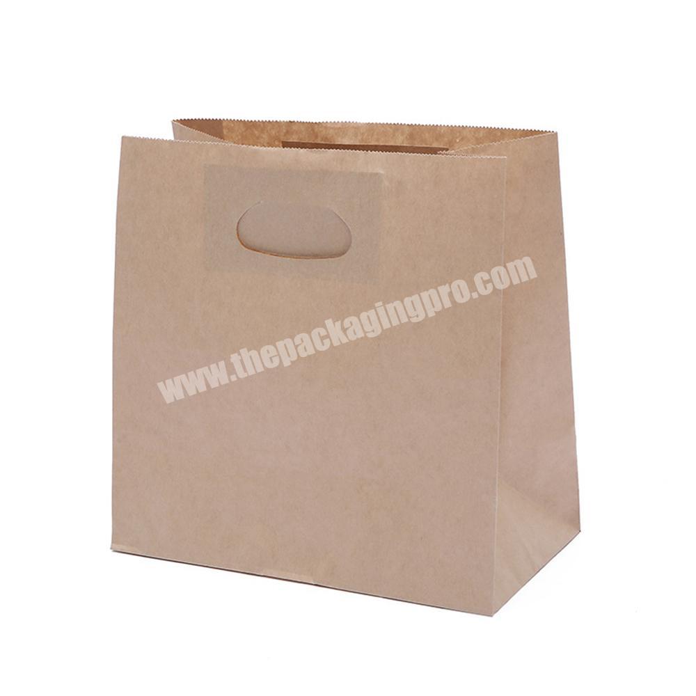 Fast food snack paper bag takeaway