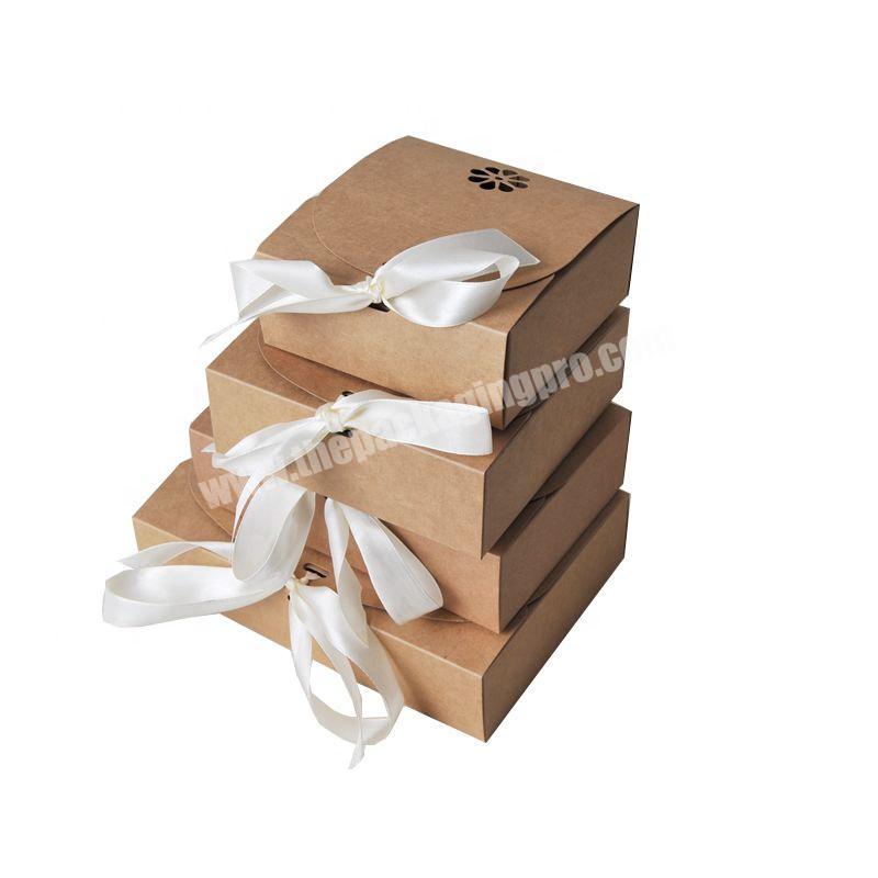 Favour Small Candy Cookies Chocolates Egg-Yolk Puff Kraft paper Biscuit Packaging Boxes
