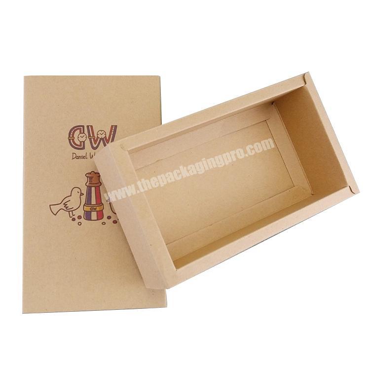 First food grade kraft paper drawer tea packaging gift box