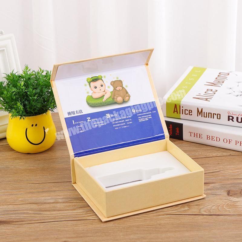 Flap Folding Book Shape Luxury Custom Paperboard Paper Type Black Boxes Closure Cardboard Gift Gifr Magnetic Packaging Gif Box