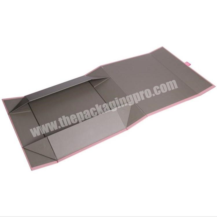 Flap Lid Packaging Cardboard Bespoke Custom Magnetic Closure Folding Box Packaging