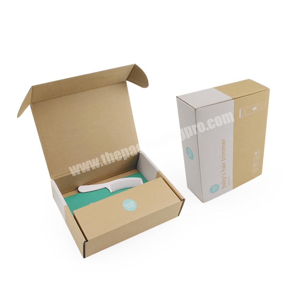 flat kids baby produts packaging babi gift set small mail box carton cardboard mailer box