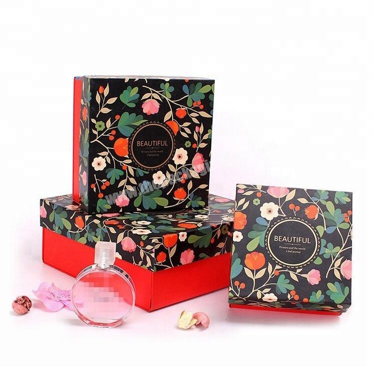 Flora Festival Box Romantic Warm Kraft Gift Paper Boxes Bag Cosmetics boxes Packaging For Wedding Party Mother's Day Cookies