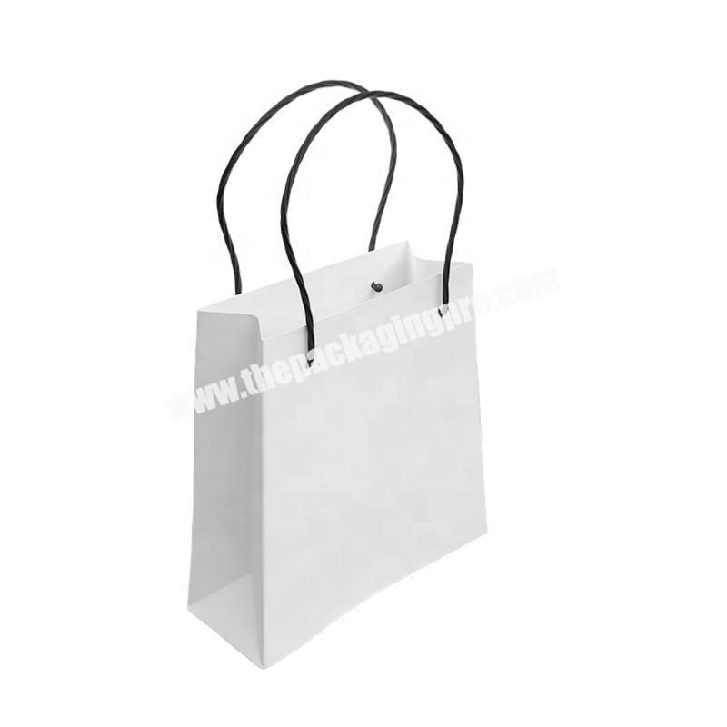 Flower Jewelry Roasted Chicken Small Cartoon Candy Mini Cheap Shopping Small Gift White Craft Brown Custom Kraft  Paper Bag