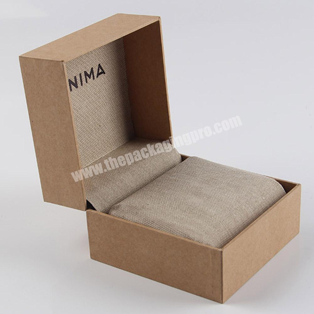 Foam insert cardboard ladies unique wrist watch box packaging