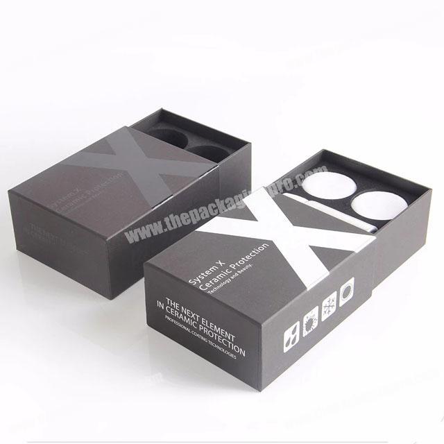 foam insert fancy drawer cardboard cosmetic packaging box