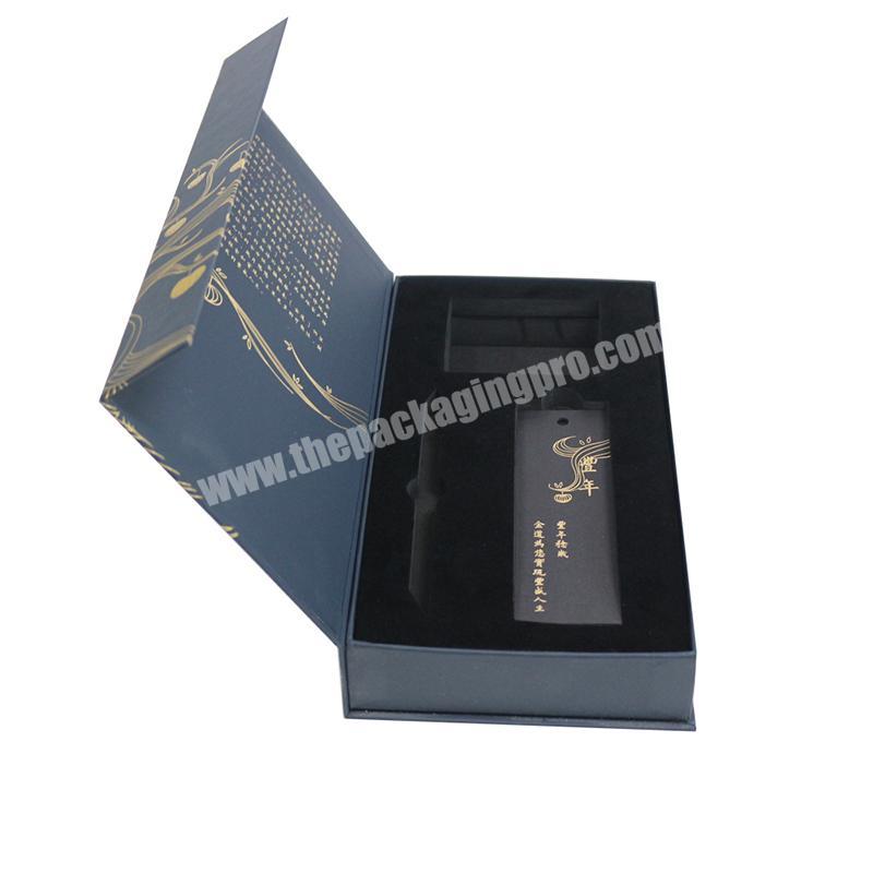 Foil Stamping Wholesale Custom Logo Premium Gift Box Rigid