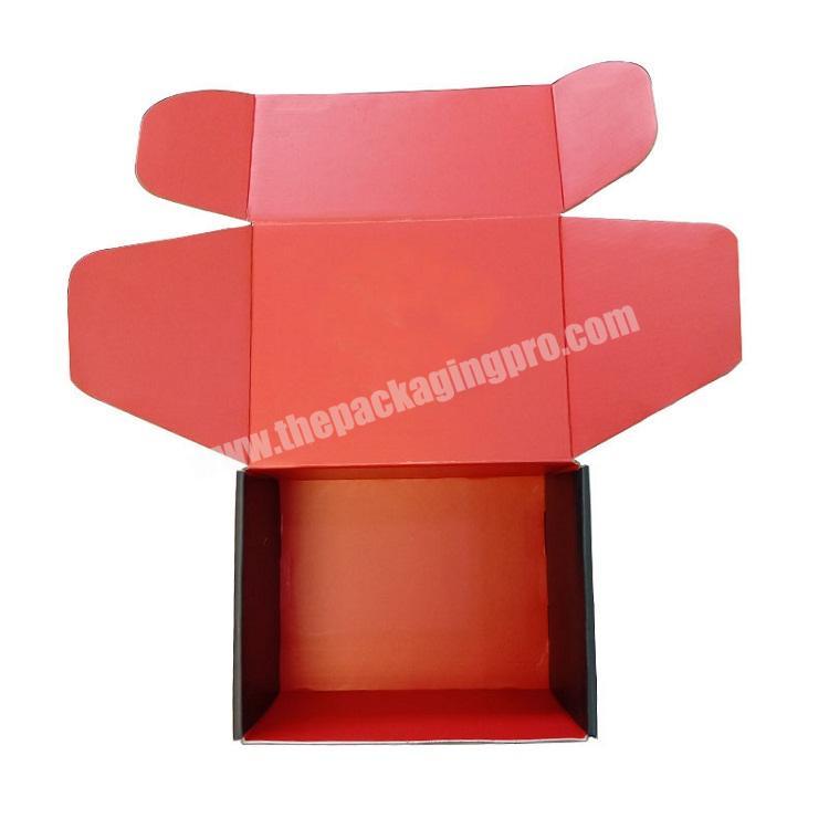 Foldable Christmas GIft Box Printed Mailer Shipping Box Apparel Gift Box for Costume Dress Pants Shoes Packaging