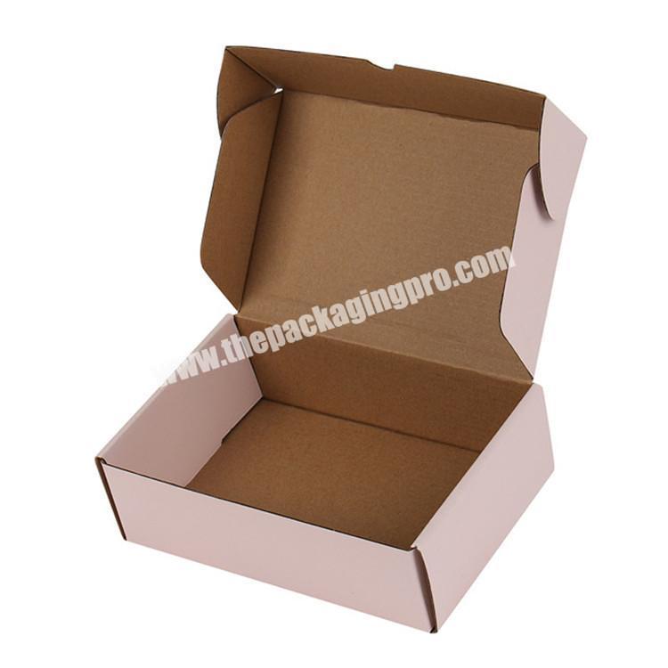 foldable corrugated mailer recycled custom shipping boxes for clothes