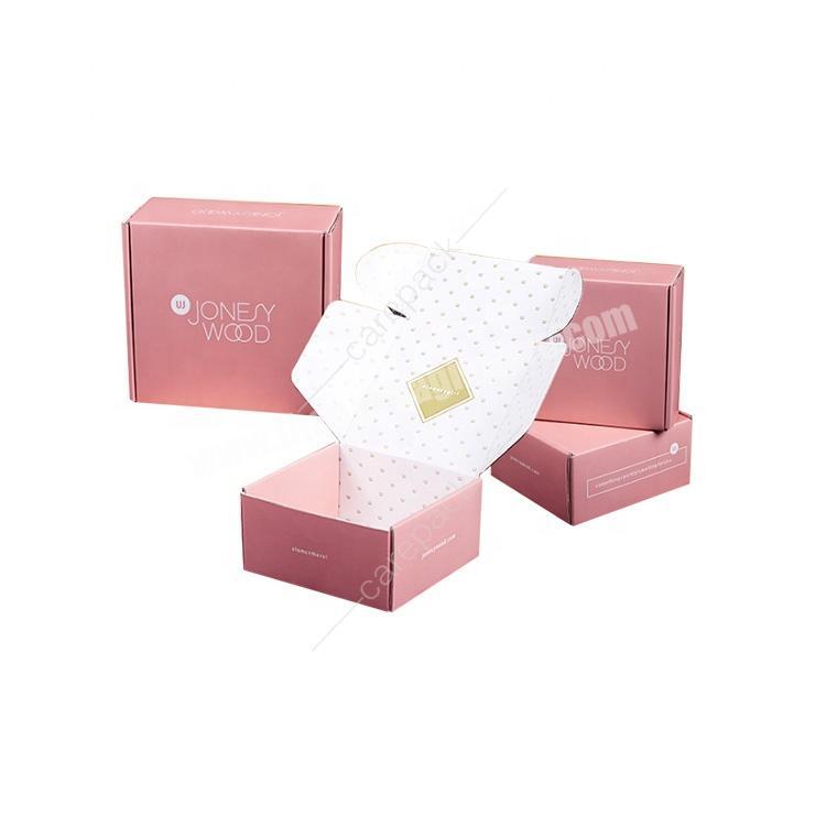 Foldable corrugated Packaging  Favor Box baby Unique Hair Extension Packaging Box