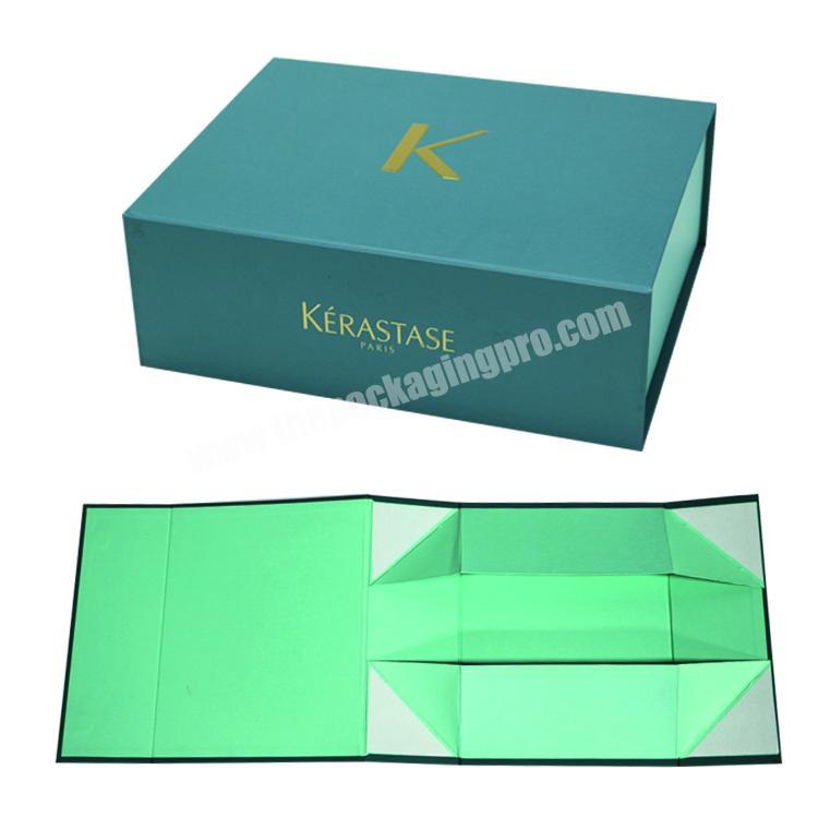 foldable flip top packaging boxfold rigid boxmagnet fold white box