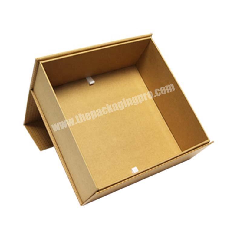 Foldable Gift Cardboard Paper Flat Folding Packaging Collapsible Box with Magnet