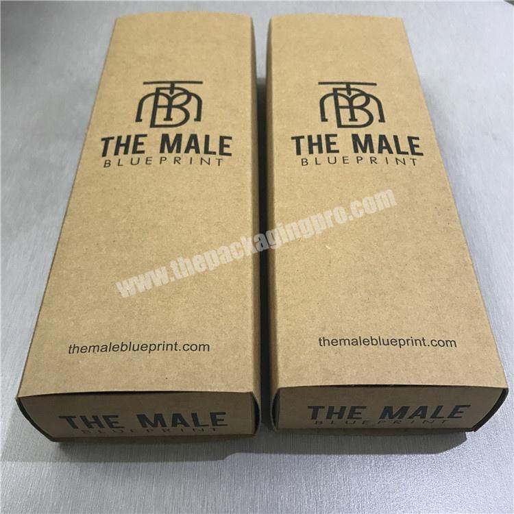 Foldable kraft paper box for male bow tie organizer