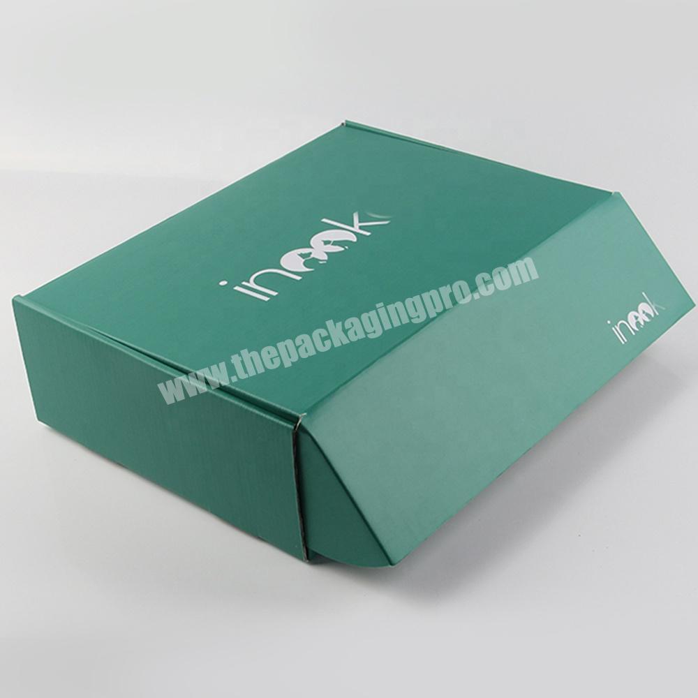 Foldable paper packaging corrugated box accept custom order boxes