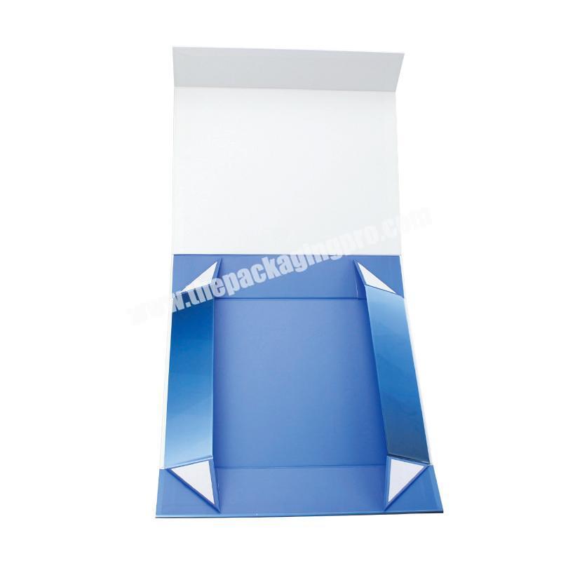 Foldable White Color Custom Logo Recycled Matte Lamination Product Packing Box for Gift
