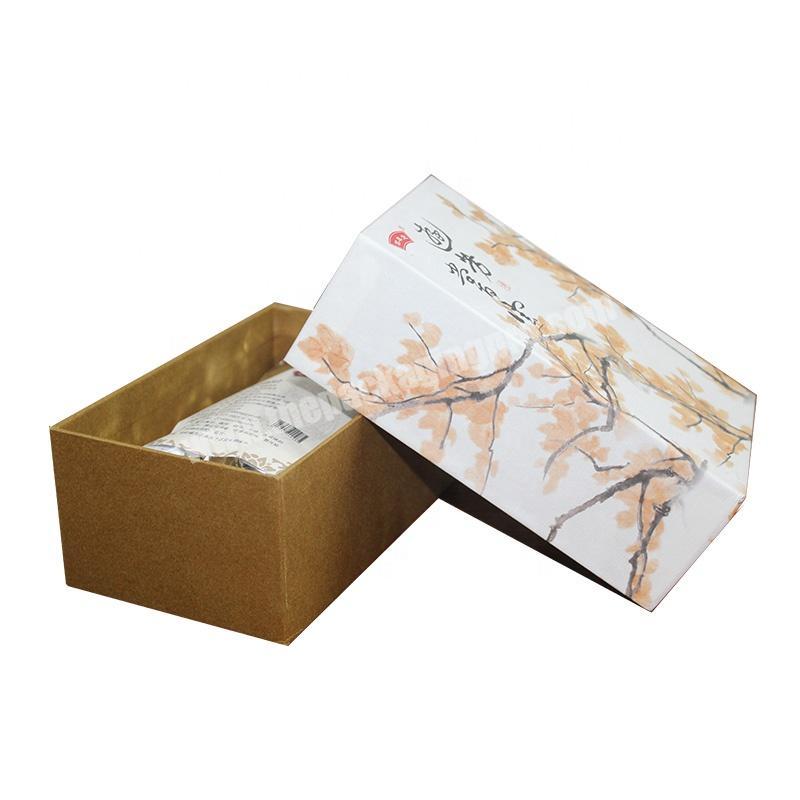 Folding Fashion Luxury Paper Cardboard Packing Marble Pastry Top-Lid Biodegradable Lipton Teabag Packaging Tea Gift Paper Box