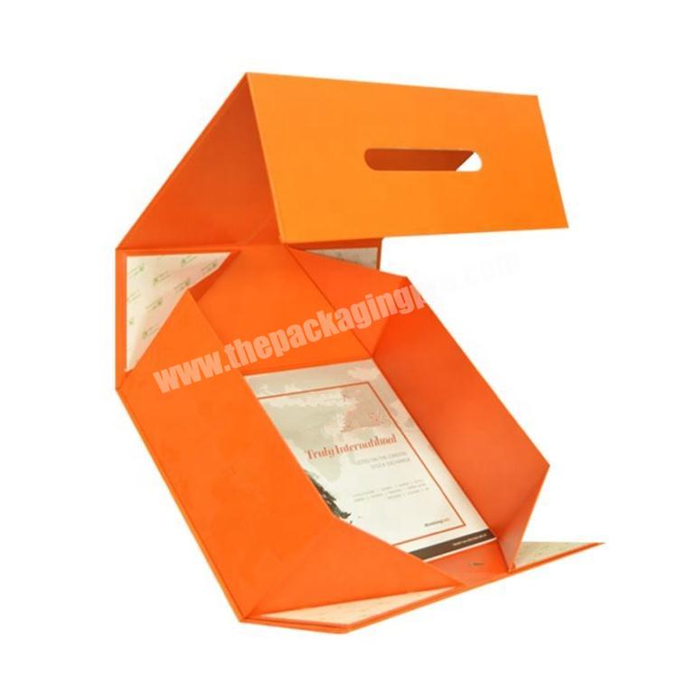 folding gift box luxury packaging design for clothing custom logo printed