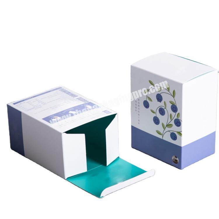 Folding Gift Box With Ribbon Coated Folding Box Board