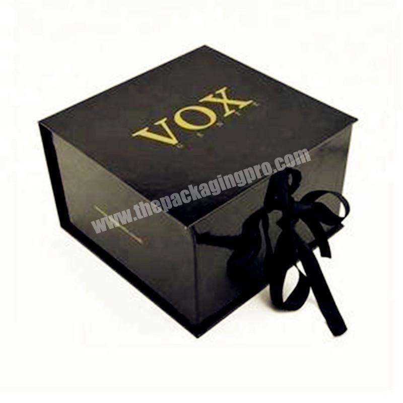 Folding Storage Paper MAGNETIC Gift Box With Ribbon