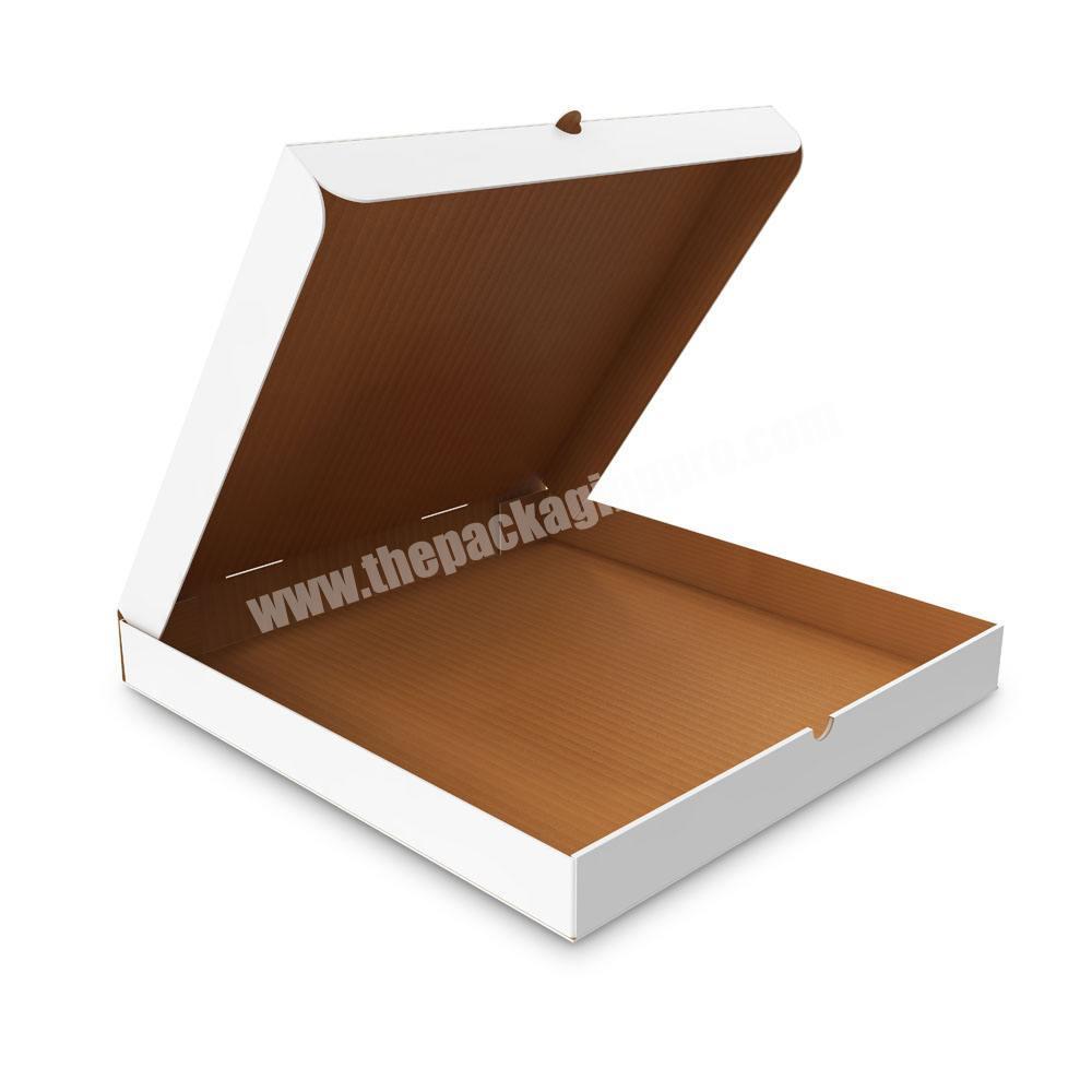 Food grade corrugated kraft paper box 812 inch cardboard pizza packaging box manufacturers