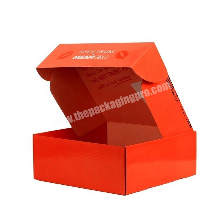 Four Color High Quality Cardboard Corrugated Paper Boxes Single Wall B Flute Paper Box