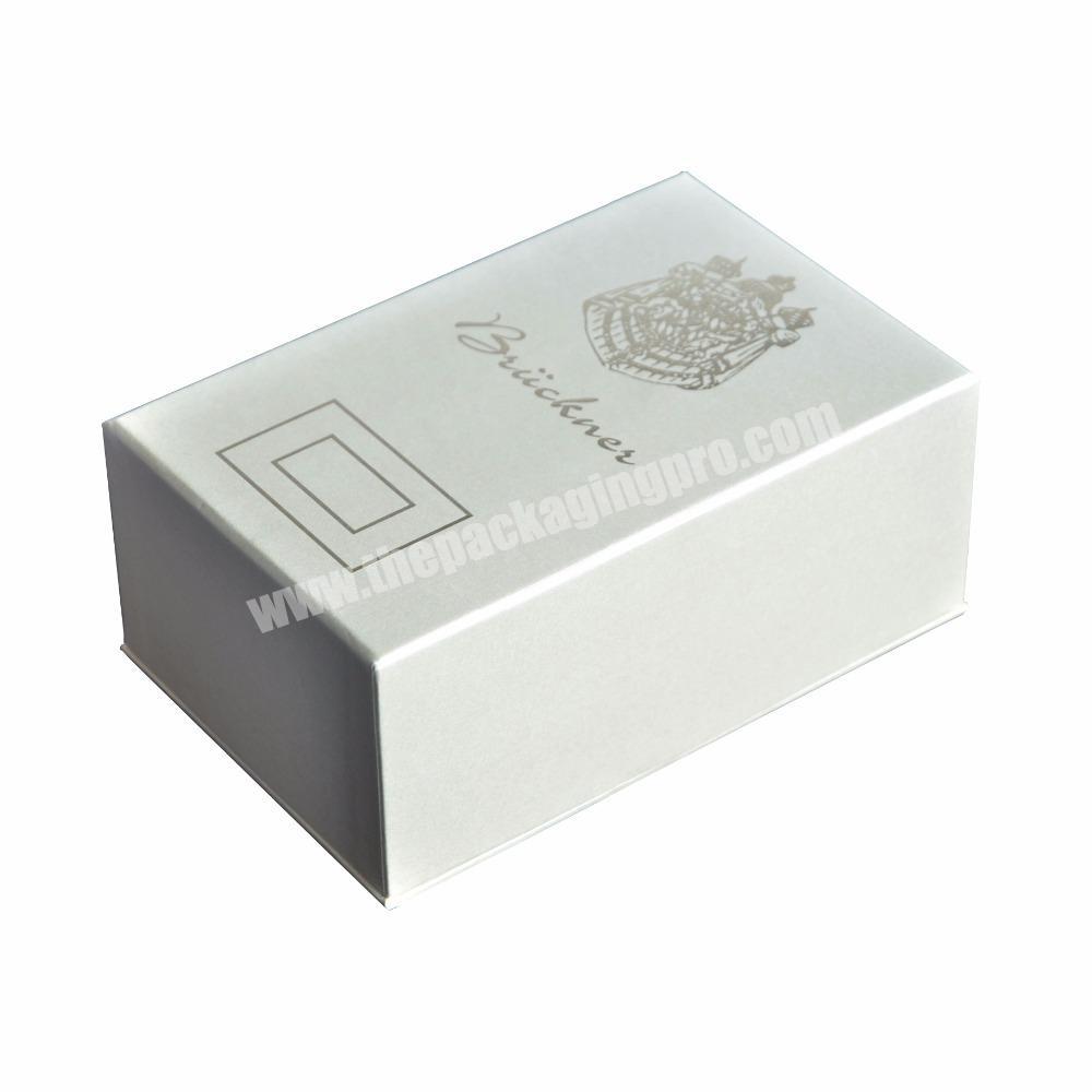Fragrance Cosmetic Gift Packaging Box Custom Logo Hot Foil Stamping
