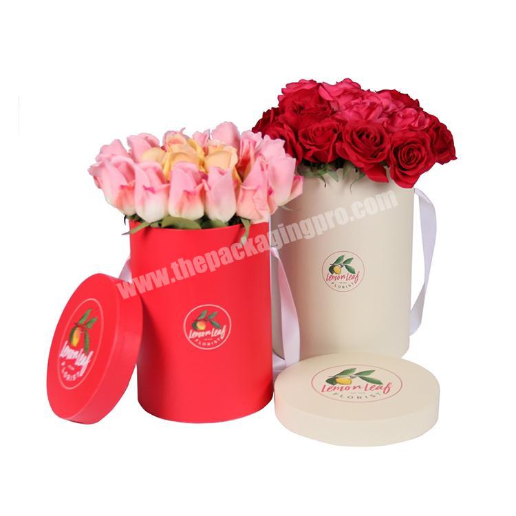 Free design round luxury preserved flower gift boxes wholesale