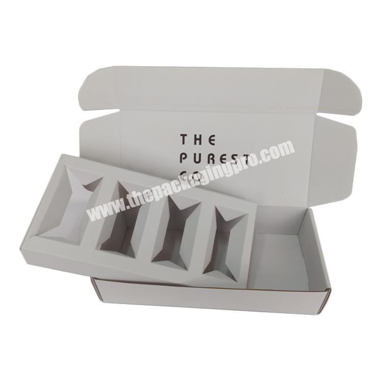 Free Luxury design your logo large Custom Printed White Kraft Box Mailer
