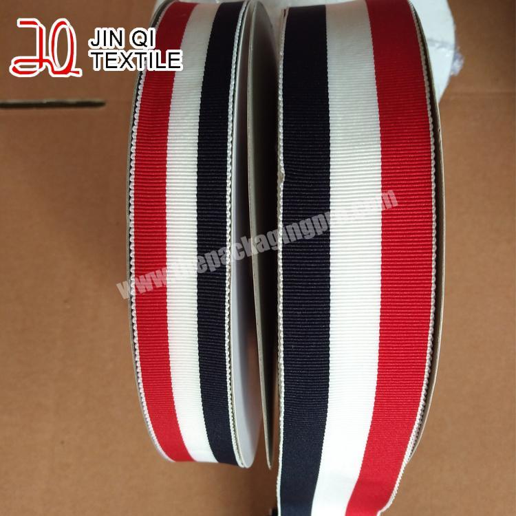 Supplier free sample  4 inch wholesale  handmade brown grosgrain ribbon for all occasion