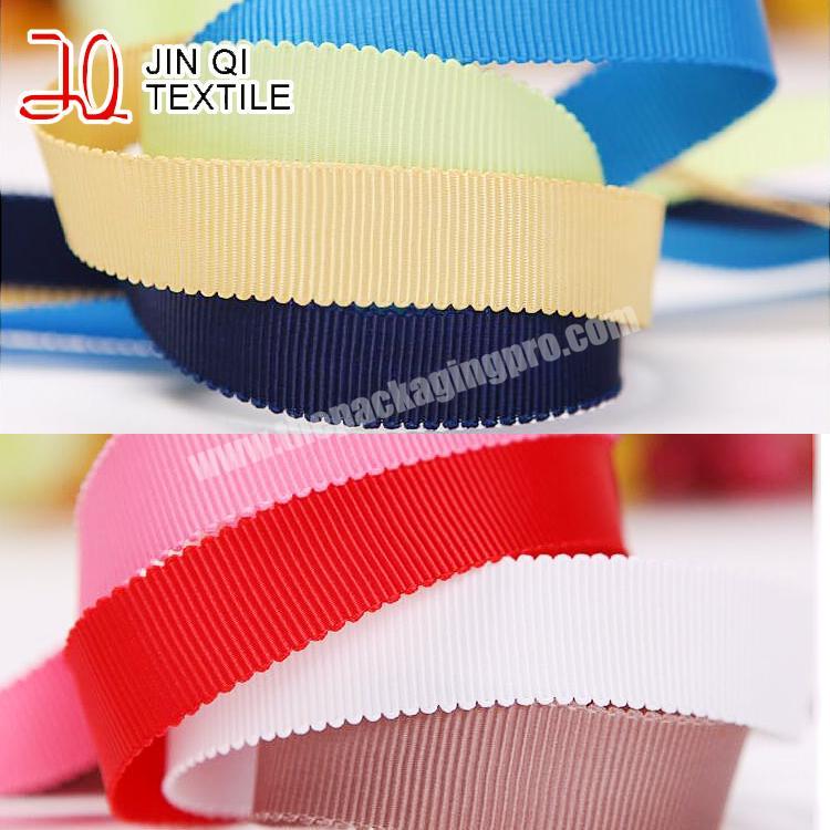 Factory free sample  4 inch wholesale  handmade brown grosgrain ribbon for all occasion