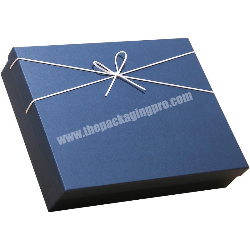 Free sample customizable packaging box Luxury packaging box for men's shirts