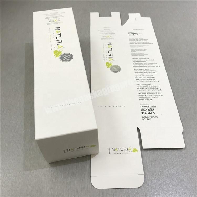 Free sample luxury cosmetic paper box for toiletry