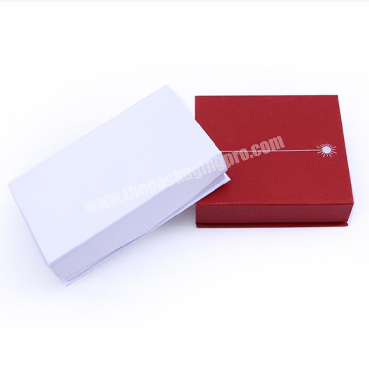 Free sample paper packing boxes wedding jewelry necklace packaging magnetic gift boxes