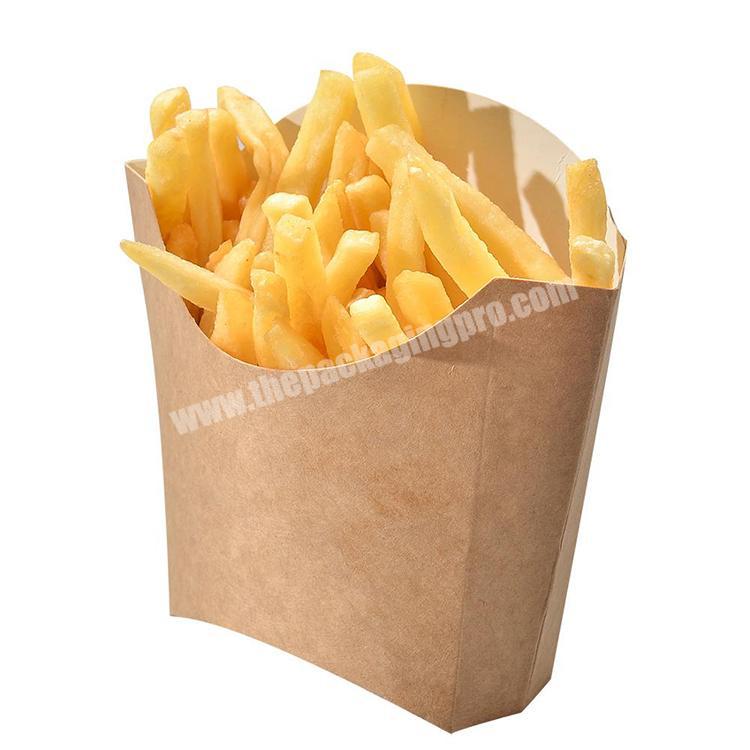 Source Wholesale Custom French Fries Box Design Types of Kraft