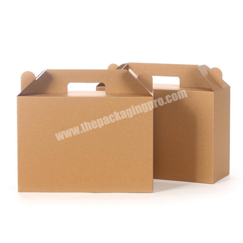Fruit Organic Vegetable Handbag Packing Gift Carton, Large Paperboard Carry Pack