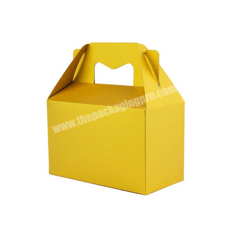 Fruit Packaging Paper box with Handle Customized Craft Logo Fruit Gift Carton