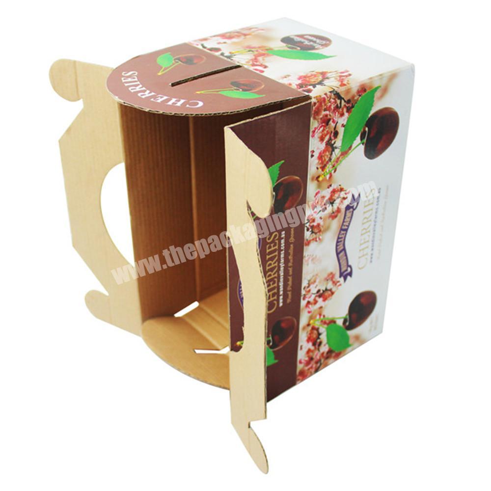 Full Color Corrugated Box For Grapes PackingFruit Packaging Box