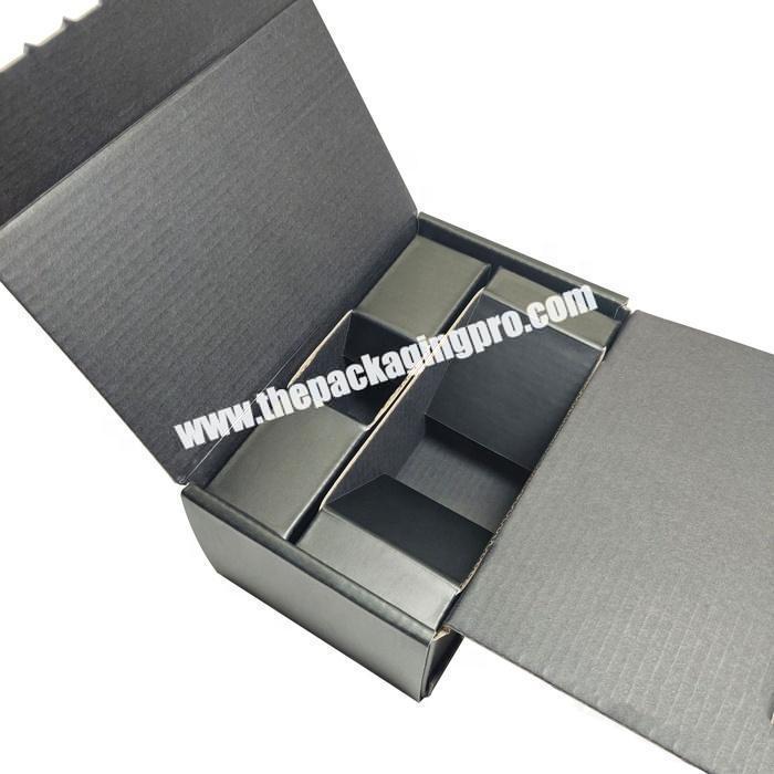 Full color printing 3 layer e flute corrugated paper box with customized design