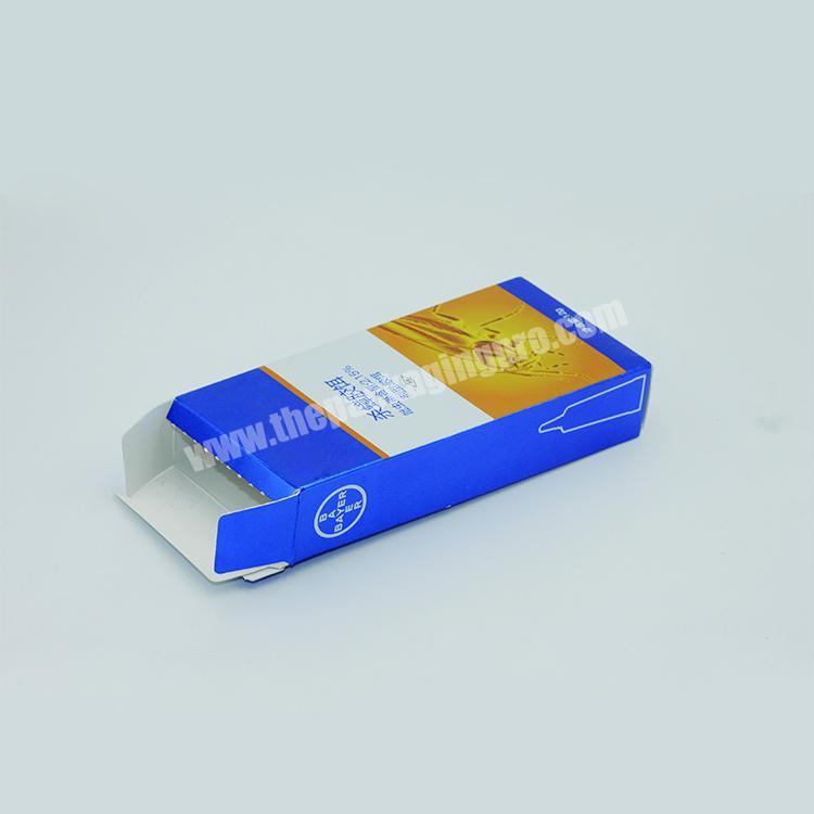 Full color printing eco friendly pharmacy packaging pill paper box, tablets box