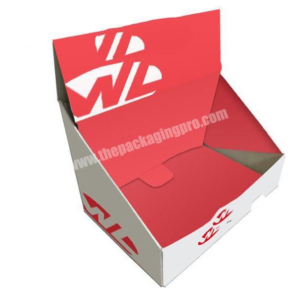 Full color printing Snap Lock Paper Carton Packaging Cardboard Carton Retail Shelf Display Paper Box