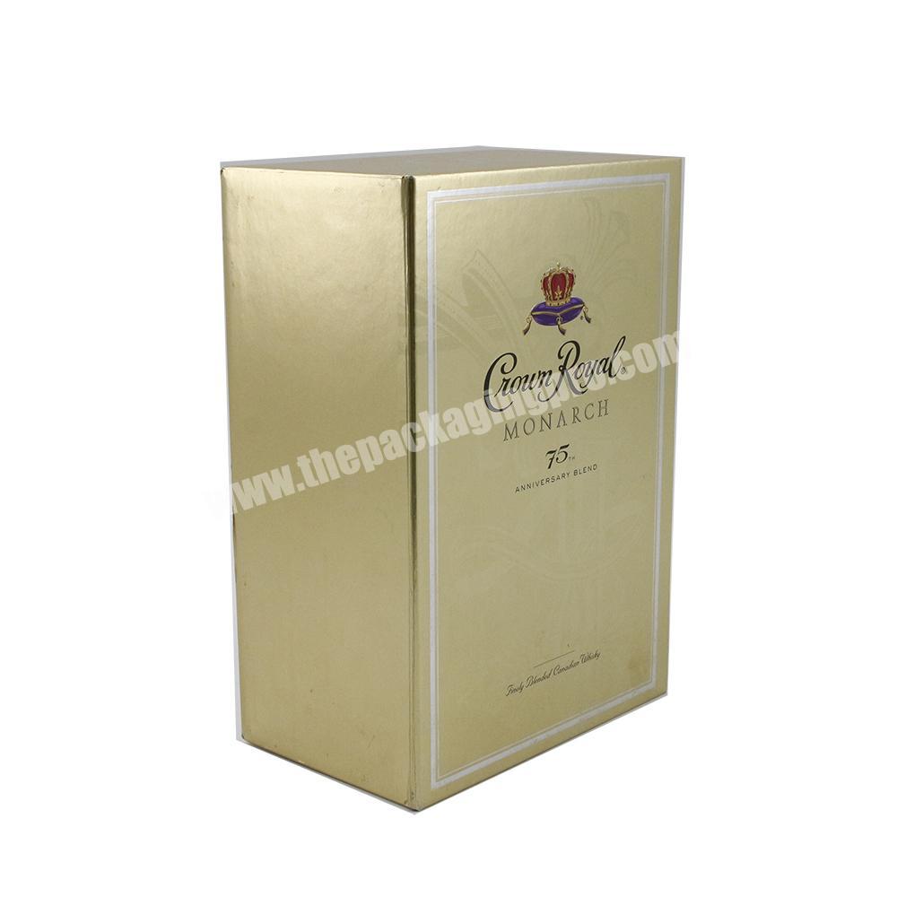 Full Gold Color Paper Cardboard Book Shaped Cosmetic Perfume Box Gift Packaging Custom Logo