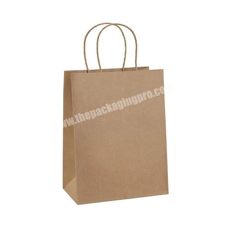 Gift Bag Paper Bags Shopping Bag Kraft Bags Retail Bag Party Bags Brown Paper Gift pouch with Handles Bulk