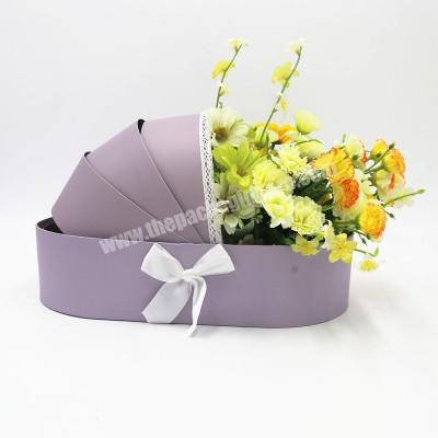 Gift basket packaging box flower